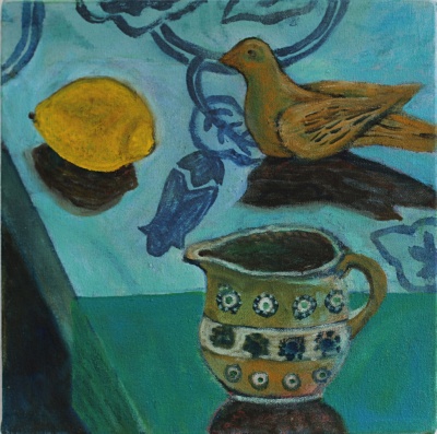 Click here to enlarge  Bird, Pitcher & Lemon 